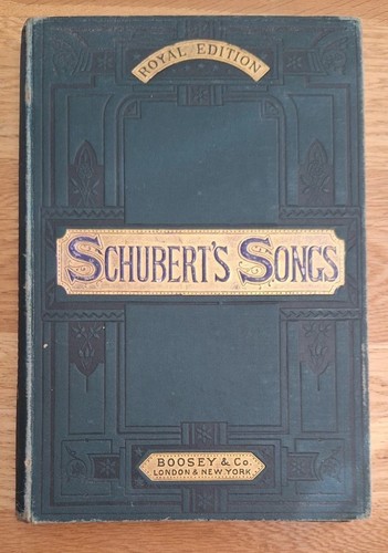Schubert songs royal - schubert's, songs,