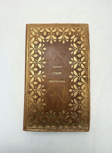 Robert browning songs - robert, 1902