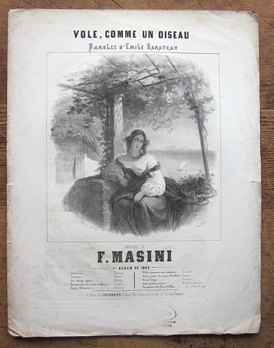 1844 vole comme oiseau - comme,