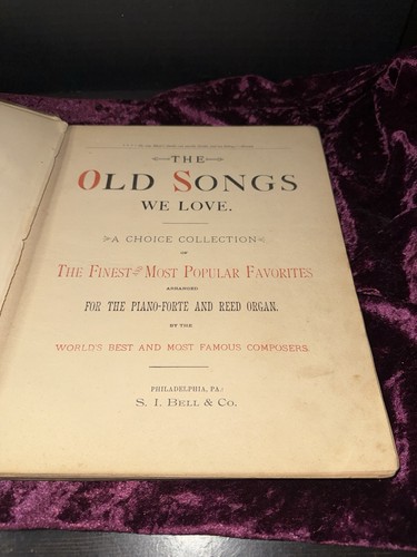 Antique victorian sheet music - victorian,