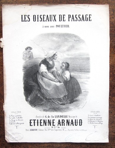 1858 oiseaux passage - 1858?,