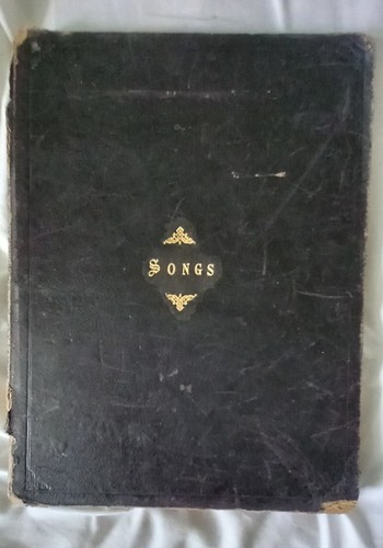 Victorian antique song book - victorian,