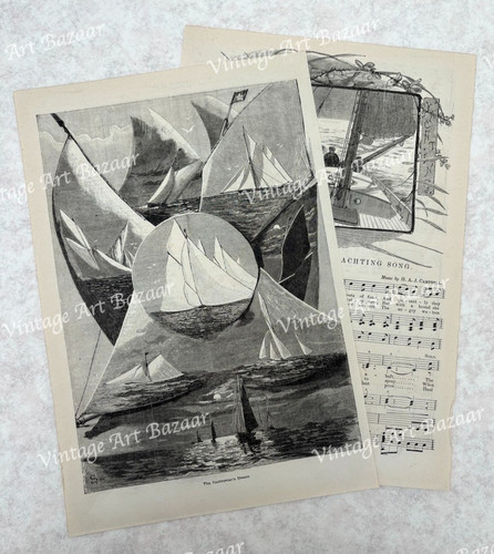 Yachts illustration yachting - illustration,