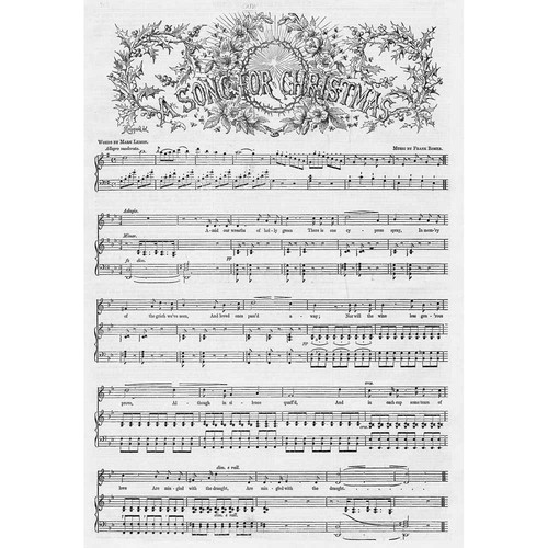Victorian sheet music a song - victorian,
