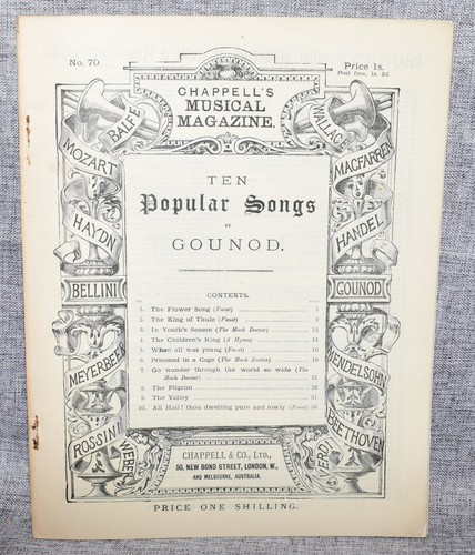 Chappell musical magazine - chappell's,