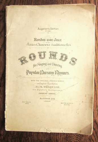 1880 rounds for singing - rounds, &